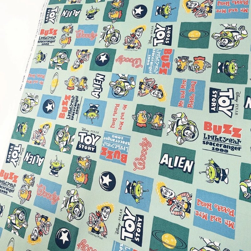 Photo6: 【1米 價格】🔴日本製｜💢 非 現貨｜🇯🇵 日本製｜100% 棉 ~ 牛津布｜迪士尼 反斗奇兵 Toy story｜2025年 2月 (6)