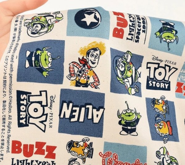 Photo3: 【1米 價格】🔴日本製｜💢 非 現貨｜🇯🇵 日本製｜100% 棉 ~ 牛津布｜迪士尼 反斗奇兵 Toy story｜2025年 2月 (3)