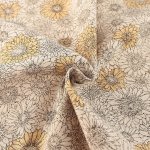 Photo4: 【1米 價格】🔴日本製｜💢 非 現貨｜🇯🇵 日本製｜80% 棉 20% 麻 ｜花｜2025年 2月 (4)