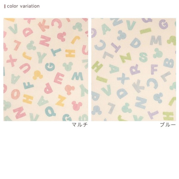 Photo2: 【1米 價格】🔴日本製｜💢 非 現貨｜🇯🇵 日本製｜100% 棉 ~ 薄棉｜迪士尼 Disney Mickey Mouse alphabet｜2025年 2月 (2)
