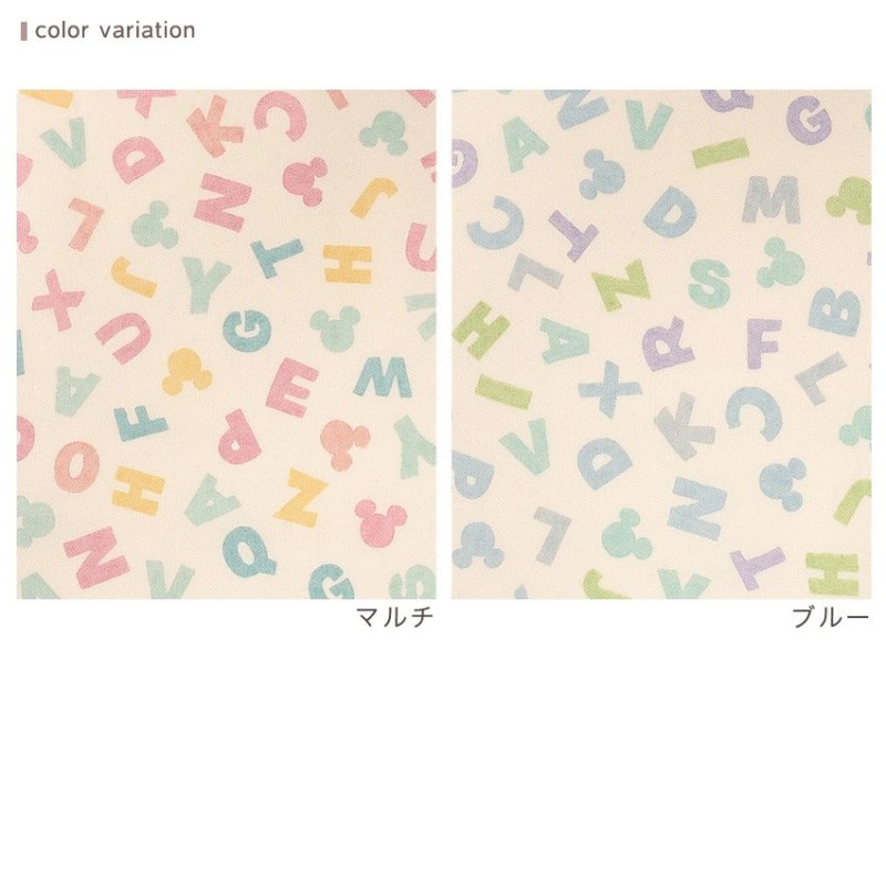 Photo2: 【1米 價格】🔴日本製｜💢 非 現貨｜🇯🇵 日本製｜100% 棉 ~ 薄棉｜迪士尼 Disney Mickey Mouse alphabet｜2025年 2月 (2)
