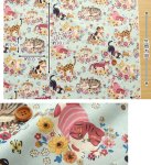 Photo4: 【1米 價格】日本製｜💢 非 現貨｜100% 棉 ~ 牛津布｜動物 花與貓 (4)