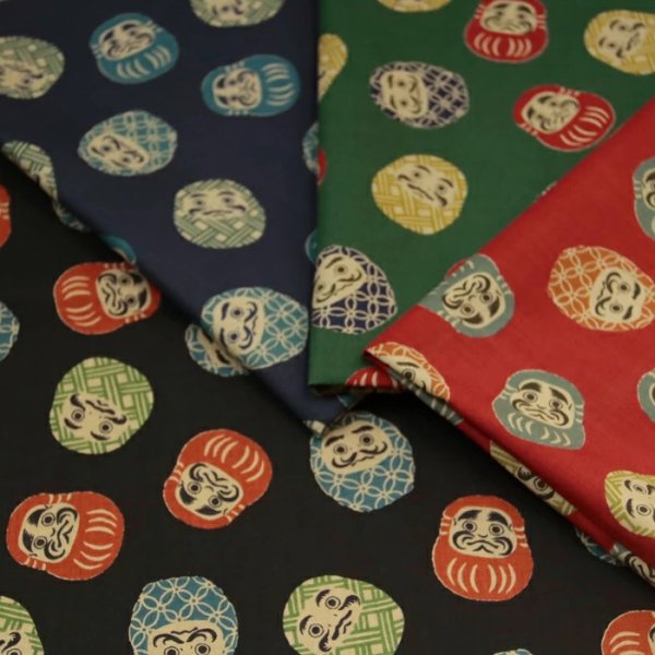 Photo2: 【1米 價格】🟢日本製｜💢 非 現貨｜100% 棉 薄｜日式 和風 達摩 (2)