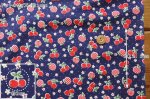 Photo4: 【1米 價格】🟫日本製｜💢 非 現貨｜🇯🇵 日本製｜100% 棉 ~ 薄棉｜Cherry & Apple (4)