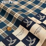 Photo6: 【1米 價格】🟣日本製｜💢 非 現貨｜100% 棉 ~ 斜紋布｜Peter MacArthur 蘇格蘭格紋 (6)