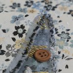 Photo2: 【1米 價格】🔺日本製｜💢 非 現貨｜西陣織 金襴｜和風 和柄 日式 京都風格 ｜櫻花流 (2)