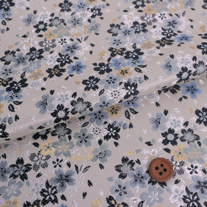 Photo1: 【1米 價格】🔺日本製｜💢 非 現貨｜西陣織 金襴｜和風 和柄 日式 京都風格 ｜櫻花流 (1)