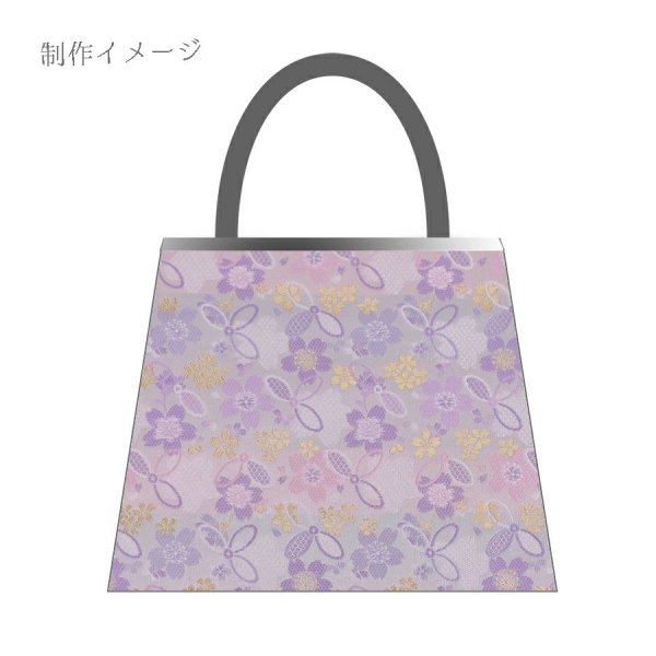 Photo3: 【1米 價格】🔺日本製｜💢 非 現貨｜西陣織 金襴｜和風 和柄 日式 京都風格 ｜櫻花與七寶 (3)