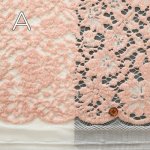 Photo2: 【1米 價格】🟡日本製｜💢 非 現貨｜70% acrylic 30% nylon｜通花 Lace 花柄 (2)