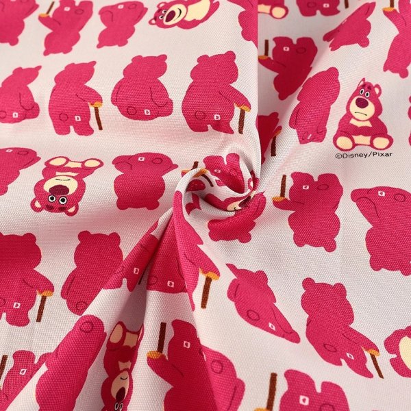 Photo2: 【1米 價格】🔴日本製｜💢 非 現貨｜🇯🇵 日本製｜100% 棉 ~ 牛津布｜迪士尼 熊抱哥 勞蘇 Lotso｜2025年 3月 (2)