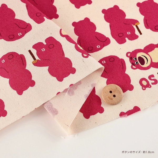 Photo6: 【1米 價格】🔴日本製｜💢 非 現貨｜🇯🇵 日本製｜100% 棉 ~ 牛津布｜迪士尼 熊抱哥 勞蘇 Lotso｜2025年 3月 (6)