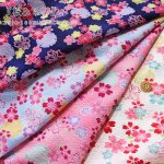 Photo1: 【1米 價格】🟫日本製｜💢 非 現貨｜🇯🇵 日本製｜100% 棉 波紋布｜和柄 和風 日式 櫻花｜2025年 3月 (1)