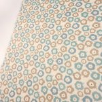 Photo6: 【1米 價格】🔴日本製｜💢 非 現貨｜🇯🇵 日本製｜100% 棉 雙層紗布｜北歐風 圓形花朵｜2025年 3月 (6)