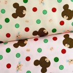 Photo1: 【1米 價格】🟣日本製｜💢 非 現貨｜🇯🇵 日本製｜100% 棉 ~ 牛津布｜小熊學校 the bears' school Jackie Face｜2025年 4月 (1)