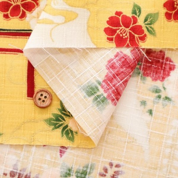 Photo7: 【1米 價格】🟣日本製｜💢 非 現貨｜🇯🇵 日本製｜100% 棉 多臂 竹節紋｜犬 稻荷大神｜2025年 3月 (7)