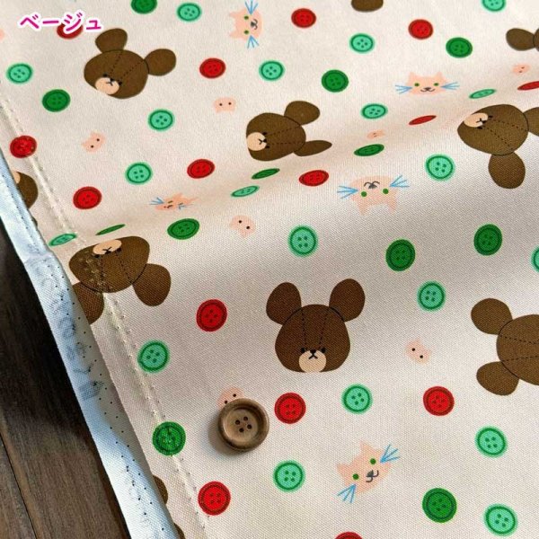 Photo3: 【1米 價格】🟣日本製｜💢 非 現貨｜🇯🇵 日本製｜100% 棉 ~ 牛津布｜小熊學校 the bears' school Jackie Face｜2025年 4月 (3)