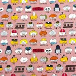 Photo6: 【1米 價格】🟦日本製｜💢 非 現貨｜🇯🇵 日本製｜100% 棉 ~ 帆布｜貓警察 動物｜2025年 4月 (6)