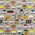 Photo7: 【1米 價格】🟦日本製｜💢 非 現貨｜🇯🇵 日本製｜100% 棉 ~ 帆布｜貓警察 動物｜2025年 4月 (7)