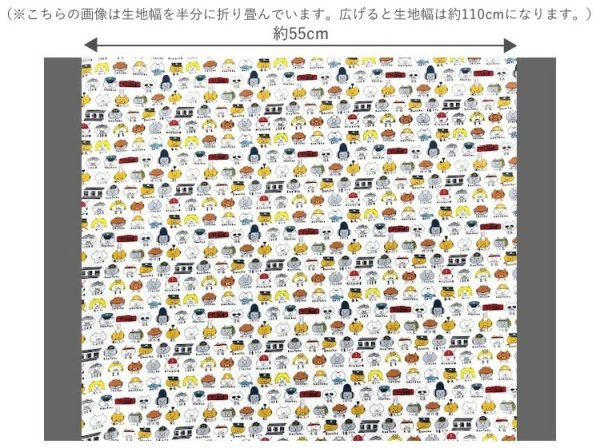 Photo5: 【1米 價格】🟦日本製｜💢 非 現貨｜🇯🇵 日本製｜100% 棉 ~ 帆布｜貓警察 動物｜2025年 4月 (5)