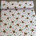 Photo4: 【1米 價格】🟣日本製｜💢 非 現貨｜🇯🇵 日本製｜100% 棉 ~ 牛津布｜小熊學校 the bears' school Jackie Face｜2025年 4月 (4)