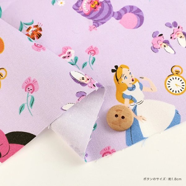 Photo5: 【1米 價格】🔴日本製｜💢 非 現貨｜🇯🇵 日本製｜100% 棉 ~ 牛津布｜迪士尼 愛麗絲夢遊仙境｜2025年 4月 (5)