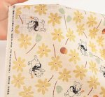 Photo4: 【1米 價格】🔴日本製｜💢 非 現貨｜🇯🇵 日本製｜100% 棉 ~ 仿亞麻竹節紗｜迪士尼 小熊維尼｜2025年 4月 (4)