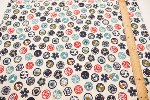 Photo6: 【1米 價格】🟡日本製｜💢 非 現貨｜100% 棉 ~ 薄｜和風 和柄 貓 ｜2025年 5月 (6)