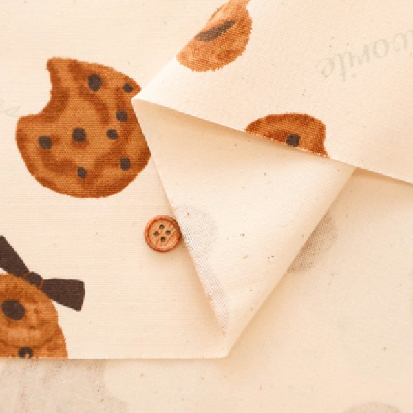 Photo8: 【1米 價格】🟡日本製｜💢 非 現貨｜100% 棉 ~ 牛津布｜小熊與餅干 ｜2025年 5月 (8)