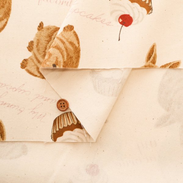 Photo7: 【1米 價格】🟡日本製｜💢 非 現貨｜100% 棉 ~ 牛津布｜兔子蛋糕 ｜2025年 5月 (7)