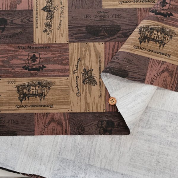 Photo5: 【1米 價格】🟡日本製｜💢 非 現貨｜100% 棉 ~ 牛津布｜葡萄酒木盒 ｜2025年 5月 (5)