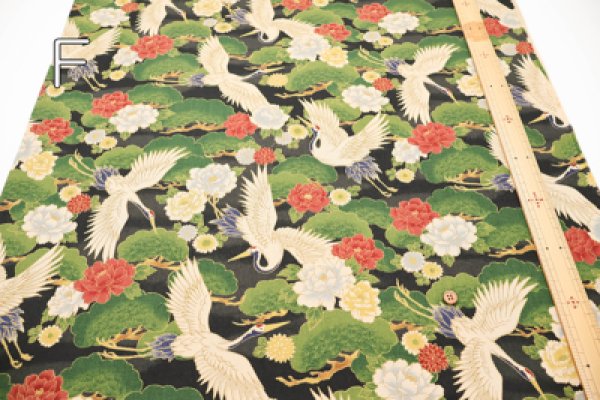 Photo7: 【1米 價格】🟡日本製｜💢 非 現貨｜100% 棉 ~ 薄｜和風 和柄 復古風格 鶴｜2025年 5月 (7)