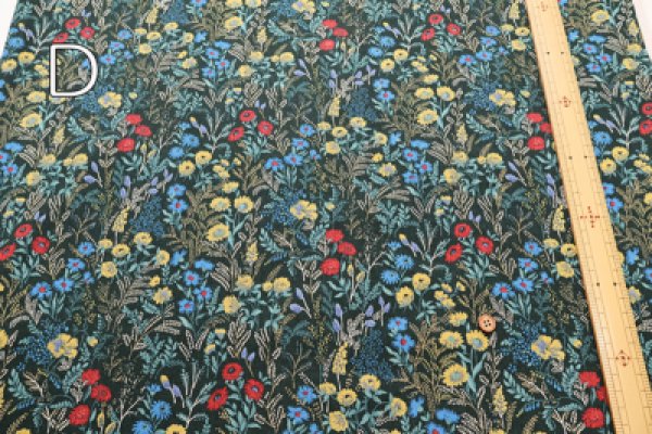 Photo4: 【1米 價格】🟡日本製｜💢 非 現貨｜85% 棉、15% 麻｜花朵｜2025年 5月 (4)