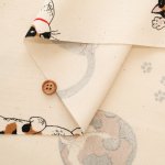 Photo5: 【1米 價格】🟡日本製｜💢 非 現貨｜100% 棉 ~ 牛津布｜動物 貓 三色貓 calico cat｜2025年 5月 (5)