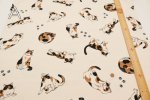Photo3: 【1米 價格】🟡日本製｜💢 非 現貨｜100% 棉 ~ 牛津布｜動物 貓 三色貓 calico cat｜2025年 5月 (3)