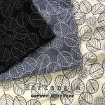 Photo1: 【1米 價格】🟢日本購 中國製｜💢 非 現貨｜100% 棉 ~薄 ; 繡線部份 :100% polyester｜布封 約 106cm "繡線部份約 100 cm "｜繡球花 樹葉｜2025年 5月 (1)