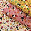 Photo1: 【1米 價格】🟤日本製｜💢 非 現貨｜100% 棉 ~薄｜動物 貓 黑白貓咪與秋葉｜2025年 5月 (1)