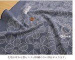 Photo4: 【1米 價格】🟢日本購 中國製｜💢 非 現貨｜100% 棉 ~薄 ; 繡線部份 :100% polyester｜布封 約 106cm "繡線部份約 100 cm "｜繡球花 樹葉｜2025年 5月 (4)