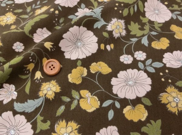 Photo5: 【1米 價格】🟤日本製｜💢 非 現貨｜100% 棉 ~ 牛津布｜花柄｜2025年 6月 (5)