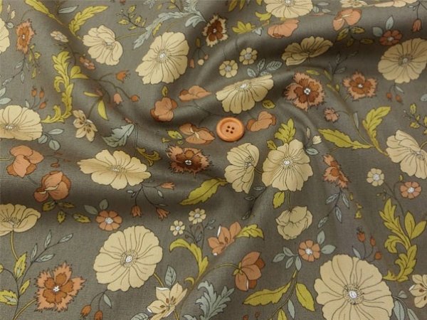 Photo6: 【1米 價格】🟤日本製｜💢 非 現貨｜100% 棉 ~ 牛津布｜花柄｜2025年 6月 (6)