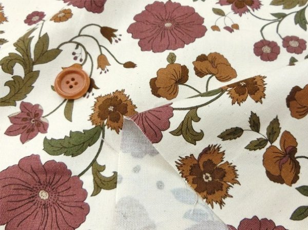 Photo3: 【1米 價格】🟤日本製｜💢 非 現貨｜100% 棉 ~ 牛津布｜花柄｜2025年 6月 (3)