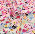 Photo2: 【1米 價格】🟫 日本製｜💢 非 現貨｜布料 : 100% 棉｜YUWA  sobakasu-kids. shopping map 貓｜2025年 6月 (2)