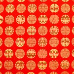 Photo4: 【1米 價格】🟢日本製｜💢 非 現貨｜布料 : 100% 棉 ~ 薄棉｜雙喜中式圖案｜2025年 6月 (4)