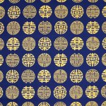 Photo6: 【1米 價格】🟢日本製｜💢 非 現貨｜布料 : 100% 棉 ~ 薄棉｜雙喜中式圖案｜2025年 6月 (6)