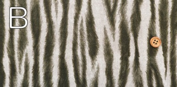 Photo3: 【1米 價格】🟡日本製｜💢 非 現貨｜布料 : 100% 棉｜斑馬紋 (3)