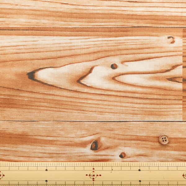 Photo2: 【1米 價格】🟡日本製｜💢 非 現貨｜布料 : 100% 棉｜木紋 (2)