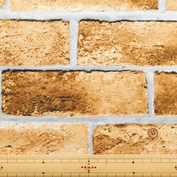 Photo2: 【1米 價格】🟡日本製｜💢 非 現貨｜布料 : 100% 棉｜磚塊 (2)