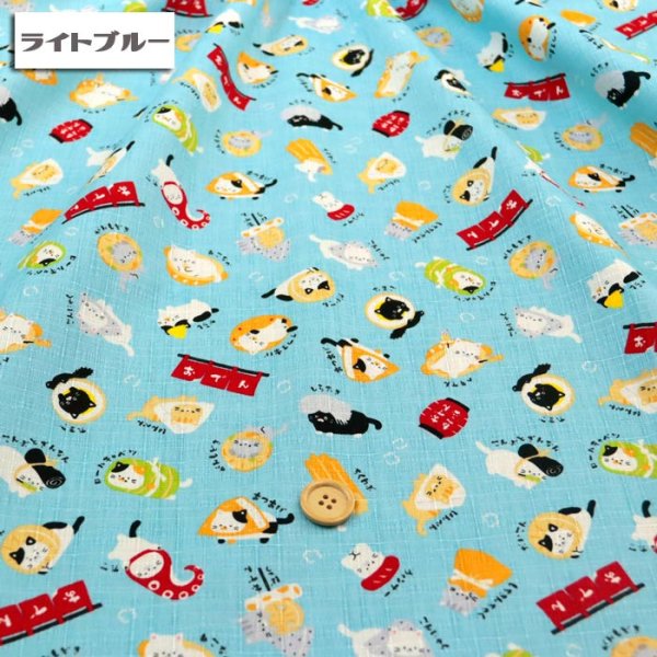 Photo5: 【1米 價格】🟢日本製｜💢 非 現貨｜布料 : 100% 棉 ; 多臂 , 竹節紗｜貓與關東煮｜2025年 6月 (5)