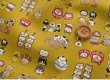 Photo4: 【1米 價格】🟤日本製｜💢 非 現貨｜布料 : 100% 棉 ; 牛津布｜和柄 日式 可愛動物 貓 狗 長尾山雀 貓頭鷹 飯糰 鯛魚燒 達摩｜2025年 6月 (4)