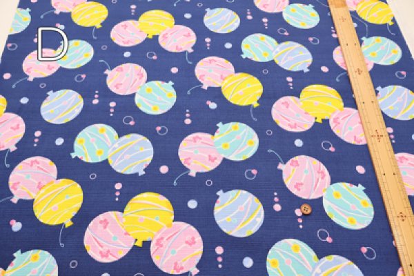 Photo5: 【1米 價格】🟡日本製｜💢 非 現貨｜布料 : 100% 棉｜和柄 水氣球｜2025年 7月 (5)