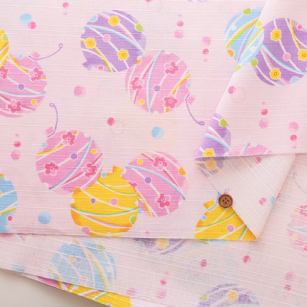 Photo7: 【1米 價格】🟡日本製｜💢 非 現貨｜布料 : 100% 棉｜和柄 水氣球｜2025年 7月 (7)